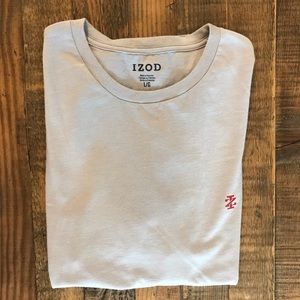 Men’s - IZOD Gray Tee Shirt - Super Soft - Large